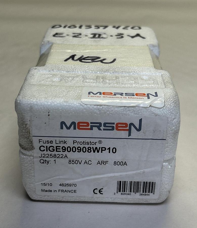 Used MERSEN FERRAZ SHAWMUT,J225822A,FUSE 800A 850V NEW