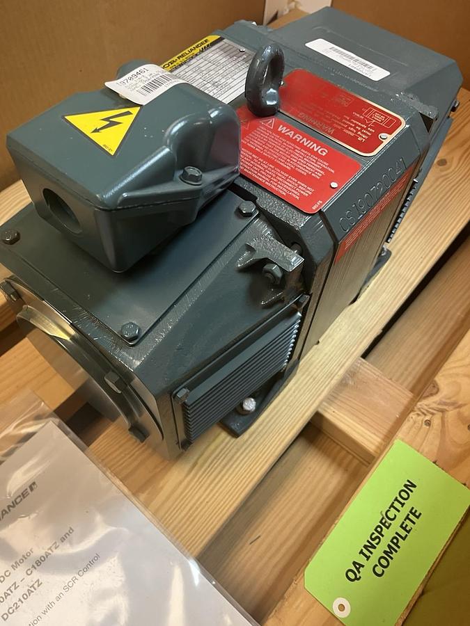 Used BALDOR,D1803R,DP DC MOTOR 3HP 1750RPM 180VDC FR DC0189ATY