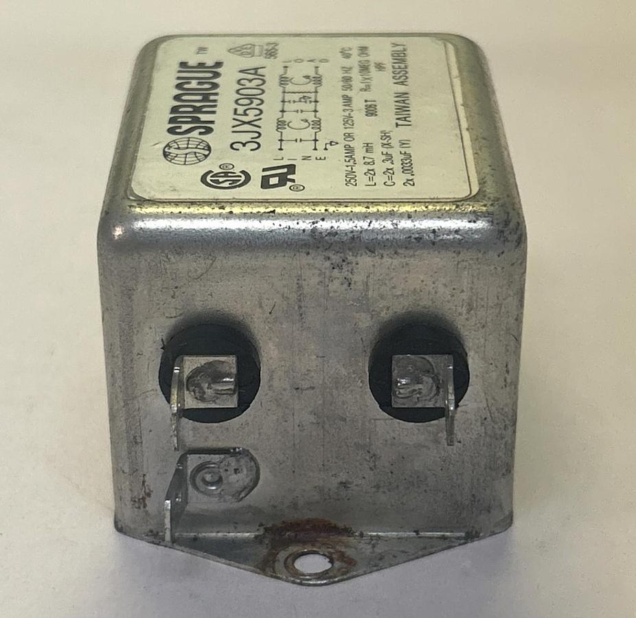 Used SPRAGUE,3JX5903A,NOISE FILTER
