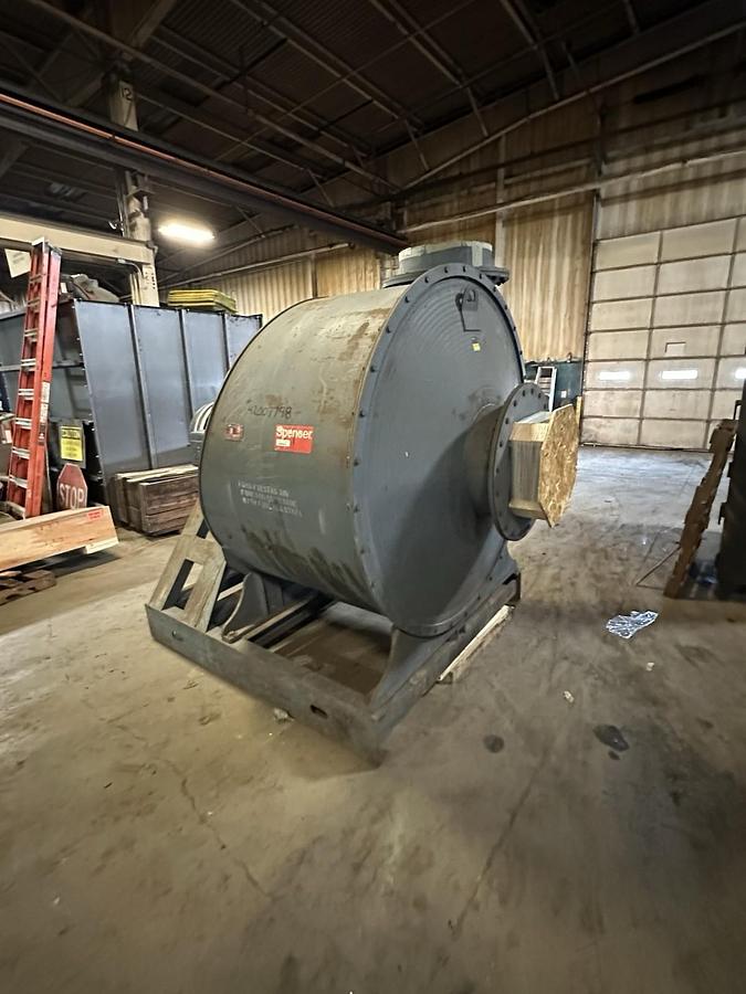 Used Spencer,1575-MOD,Centrifugal Blower 100HP 1750RPM 3PH