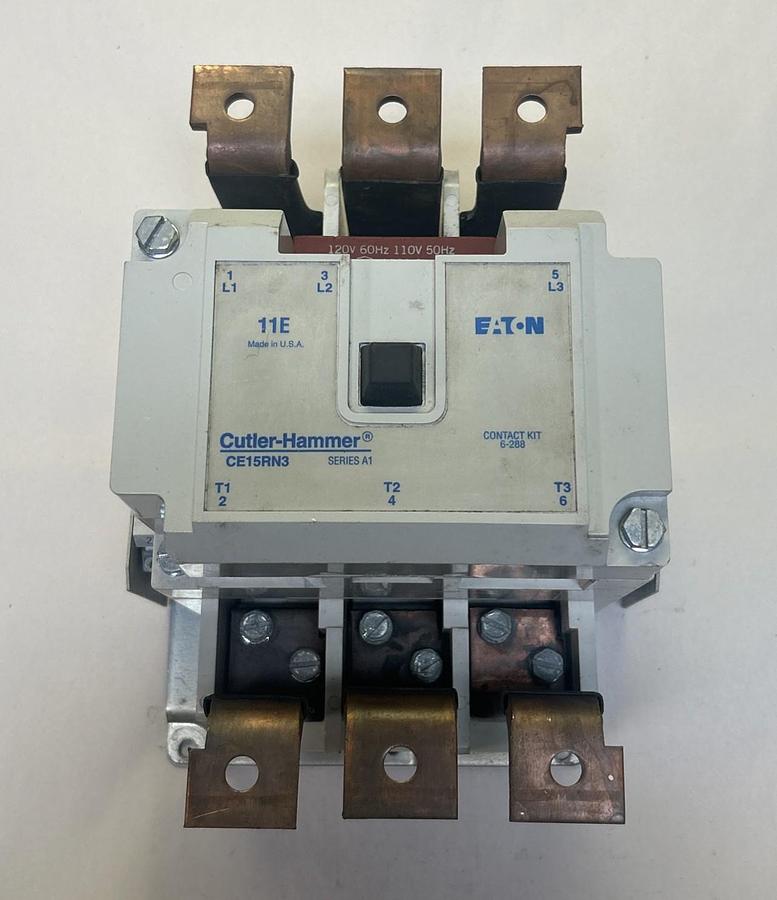 Used CUTLER-HAMMER,CE15RN3,MAGNETIC CONTACTOR 110/120V COIL