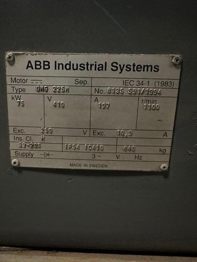 Used ABB 100 DMG-225M