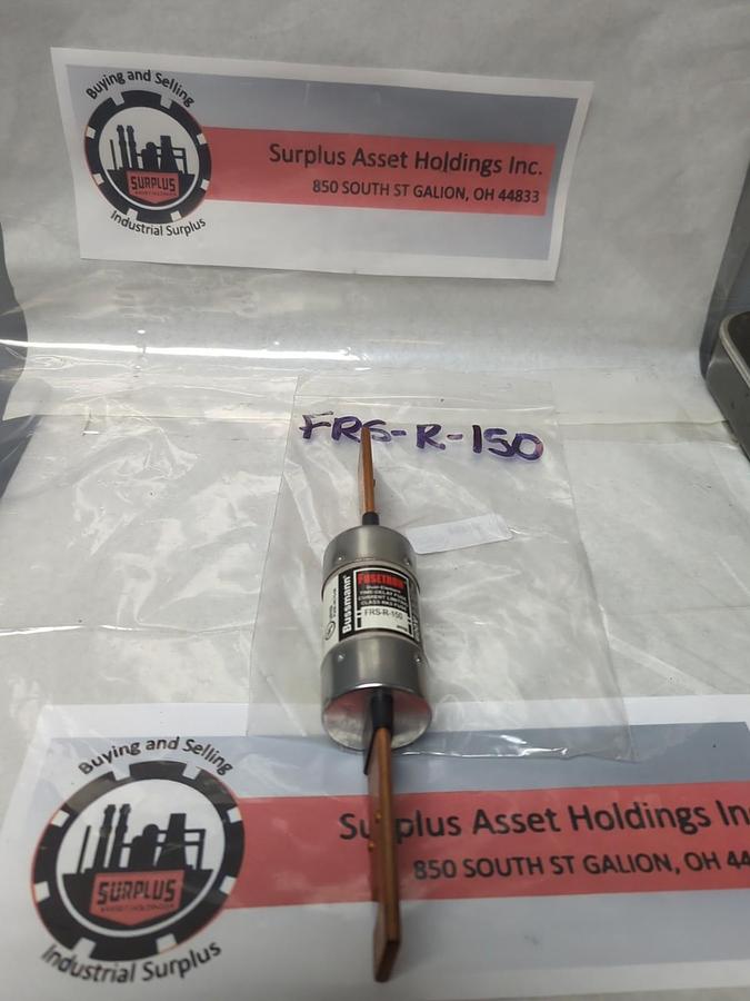 Used COOPER BUSSMANN,FRS-R-150,FUSETRON 150 AMP FUSE PRE-OWNED