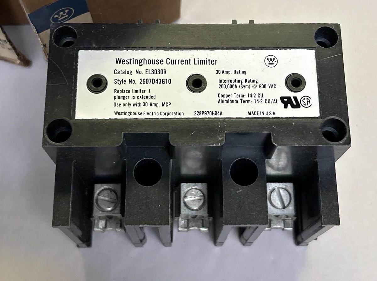 WESTINGHOUSE,EL3030R,CURRENT LIMITER ASSEMBLY NOS