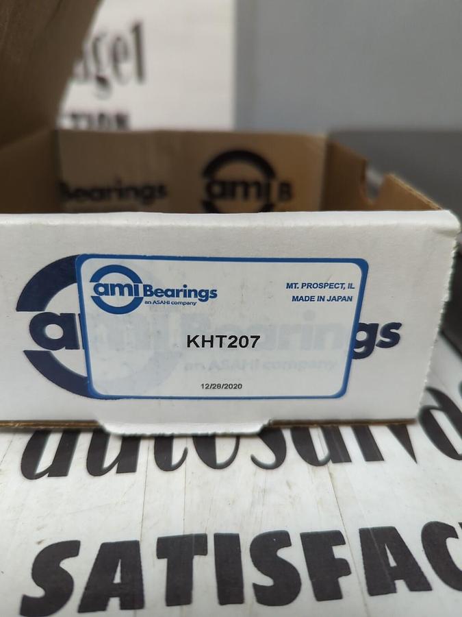 AMI BEARINGS ASAHI,KHT207,TAKE-UP BEARING 35MM BORE NOS