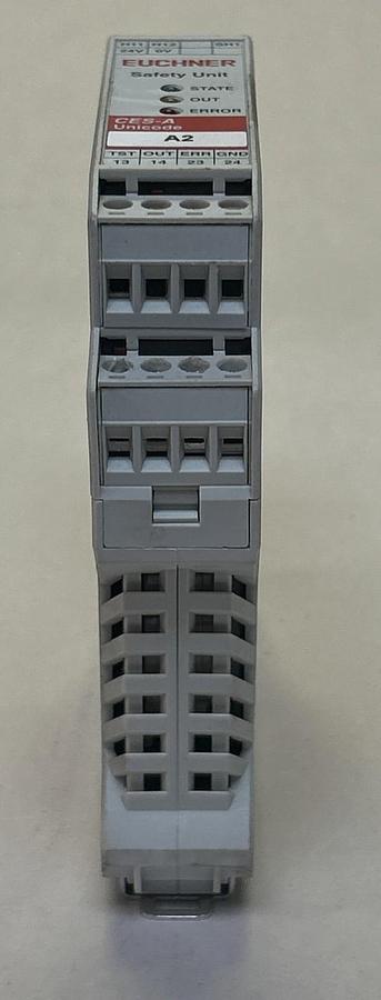 Used EUCHNER,CES-A-ABA-01,SAFETY RELAY UNIT