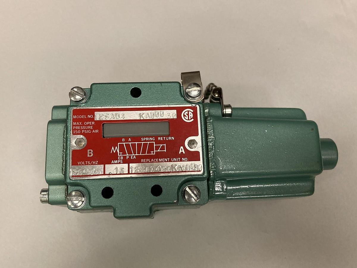 Used Numatics,12SAD4-KA000-30,Solenoid Valve