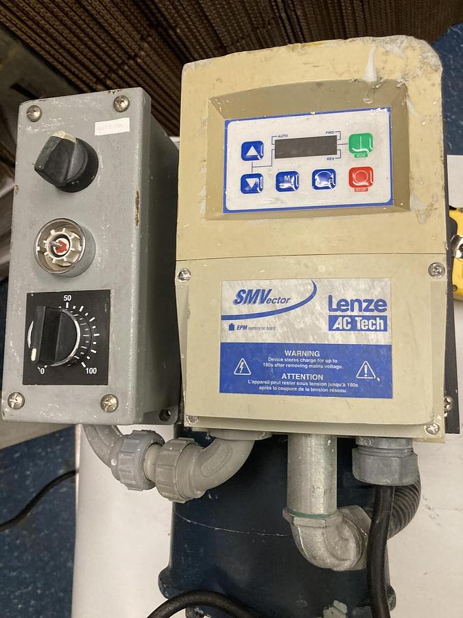 Used Lightnin,6248,3-Phase Mixer 0.33Hp Converted 110V by SMVector Lenxe AC Tech