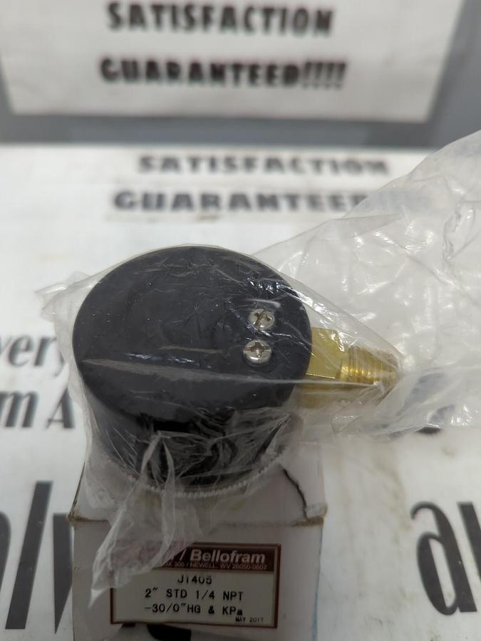MARSH BELLOFRAM,J1405,2 INCH STD 1/4 INCH NPT PSI GAUGE NEW