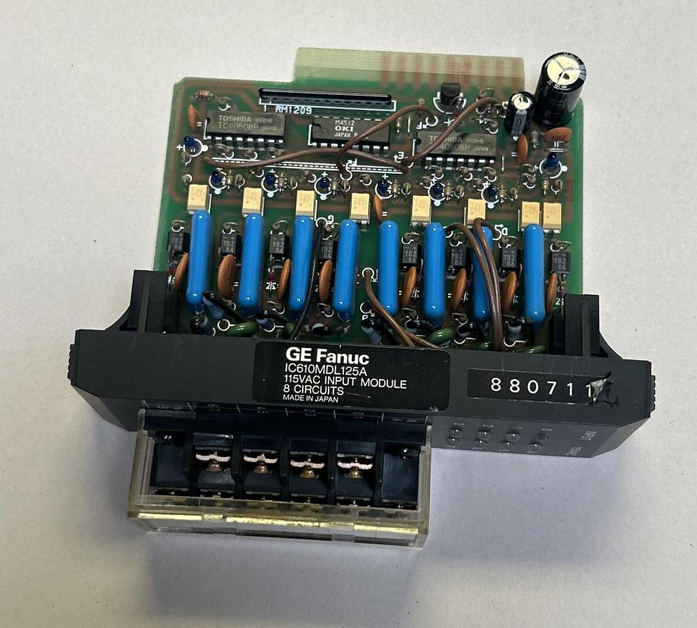Used GE FANUC,IC610MDL125A,INPUT MODULE