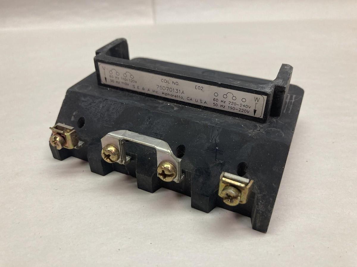 Used Siemens,75D70131A,Magnetic Coil 60/50Hz 110-120V
