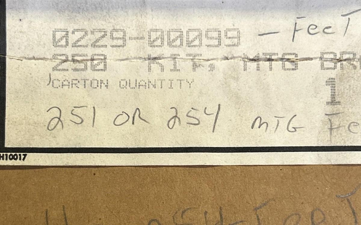 HUB CITY,0229-00099,250KIT MTG BRACKET NOS