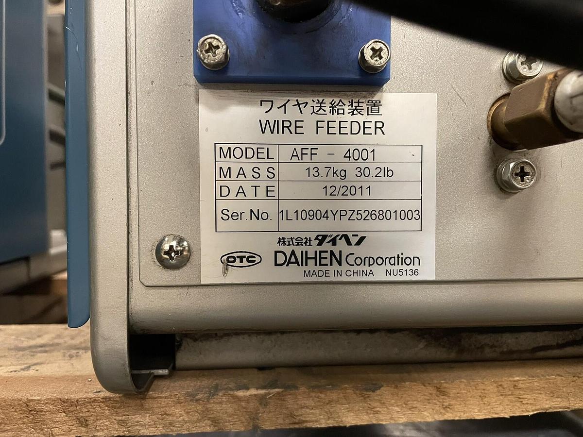 Used OTC DAIHEN,AFF-4001,WELD WIRE FEEDER AFF-4001