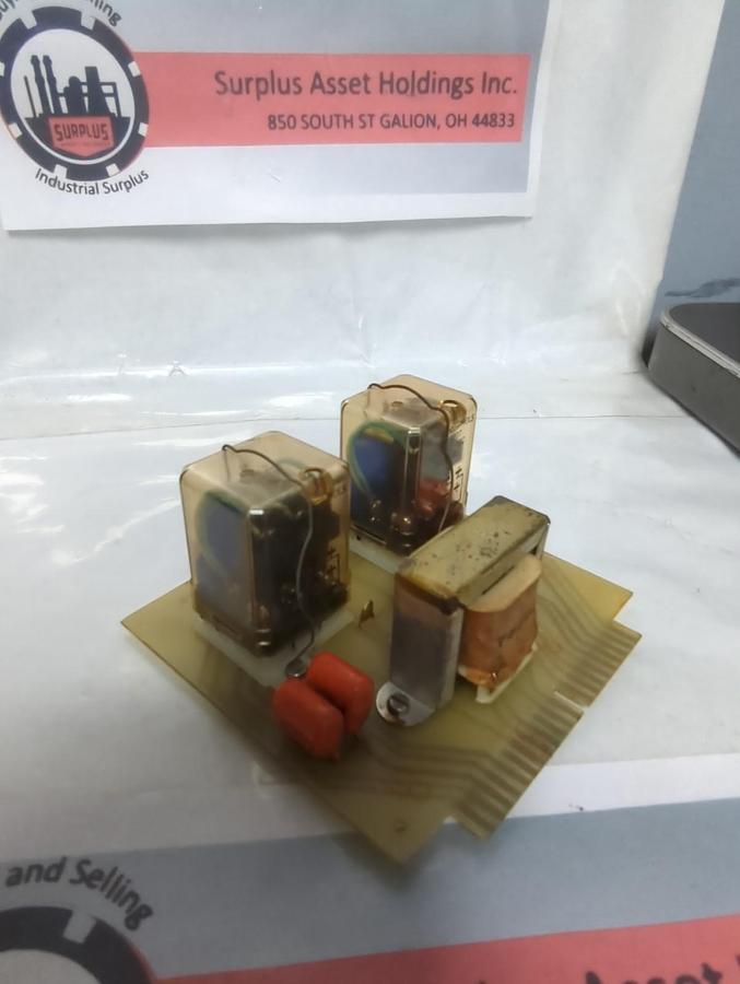 Used VERO ELECTRONICS,60-2F,RELAY TRANSFORMER BOARD PRE-OWNED