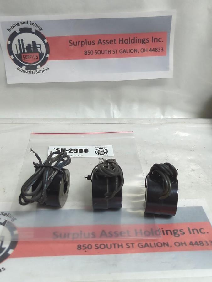 Used ASCO,27-462-1 D,COIL 120/60 110/50 LOT OF 3 PRE-OWNED