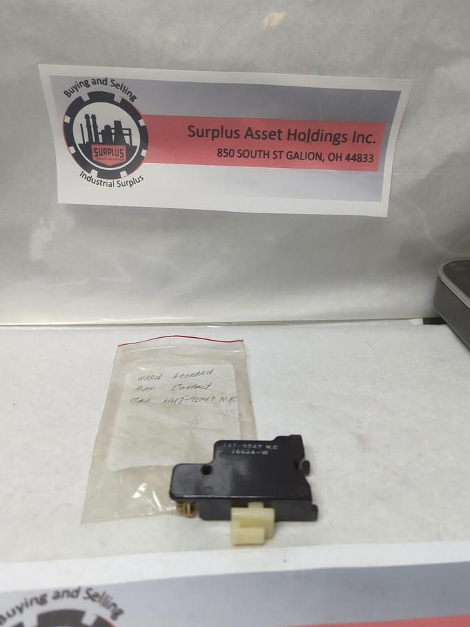 Used WARD LEONARD,447-9047 N.C.,AUXILIARY CONTACT PRE-OWNED