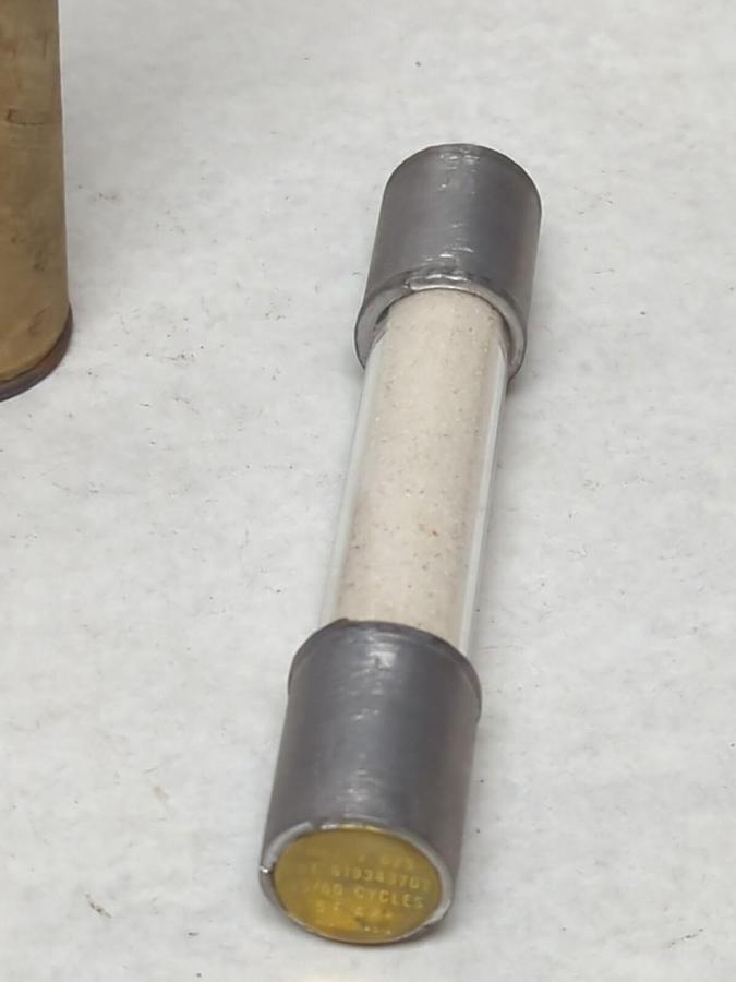 GENERAL ELECTRIC,6193437G2,TYPE RJ-1 SIZE A GLASS TUBE FUSE NOS