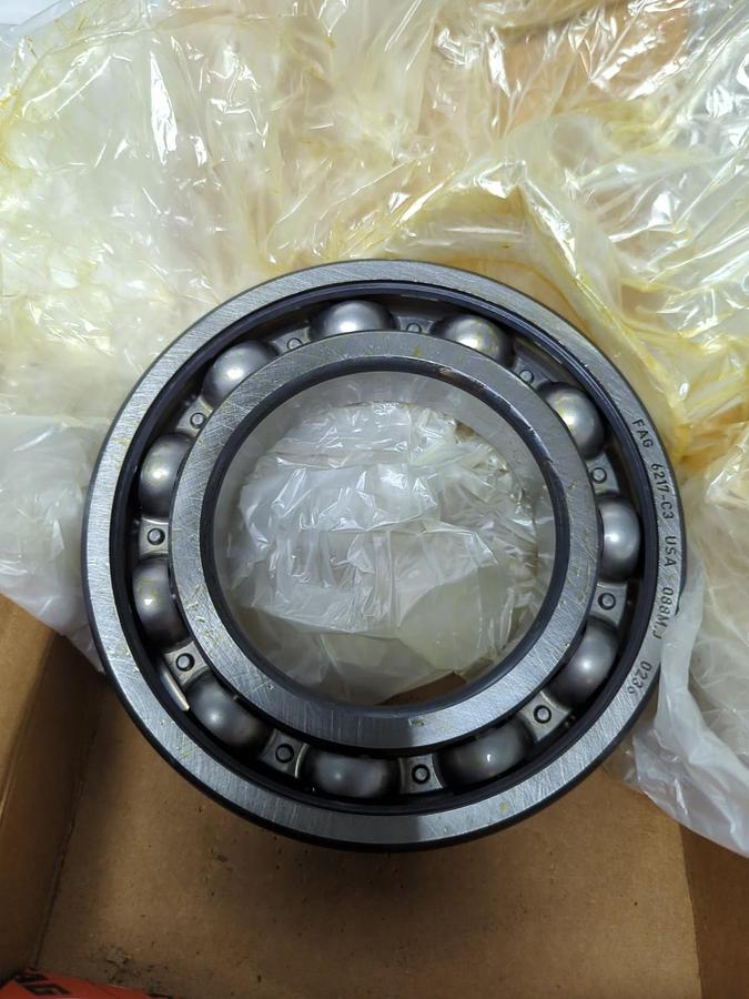 FAG,6217.C3,DEEP GROOVE BALL BEARING NOS