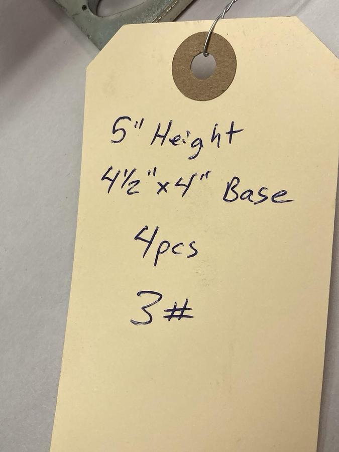 Unbranded,16LF0480,Floor Lock 5 Inch Height 4.5 x 4 Base