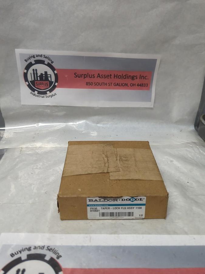 BALDOR-DODGE,PX50-010601,TAPER LOCK FLANGE ASSEMBLY 1108 NOS