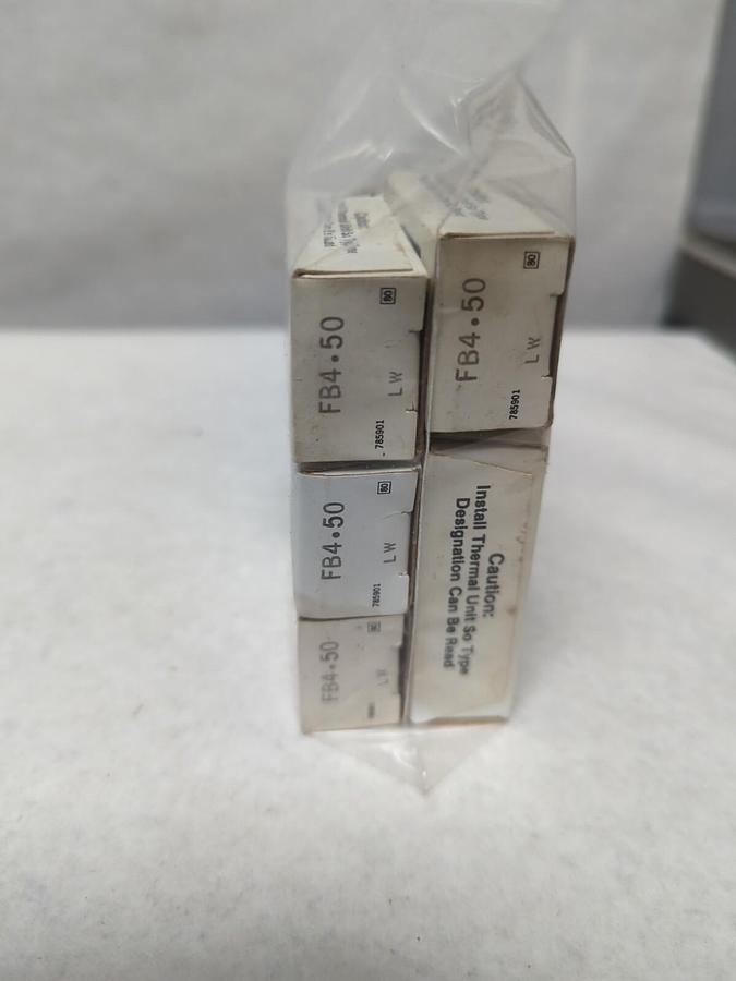 SQUARE D,FB 4.50,OVERLOAD RELAY THERMAL HEATER UNIT LOT OF 6 NOS