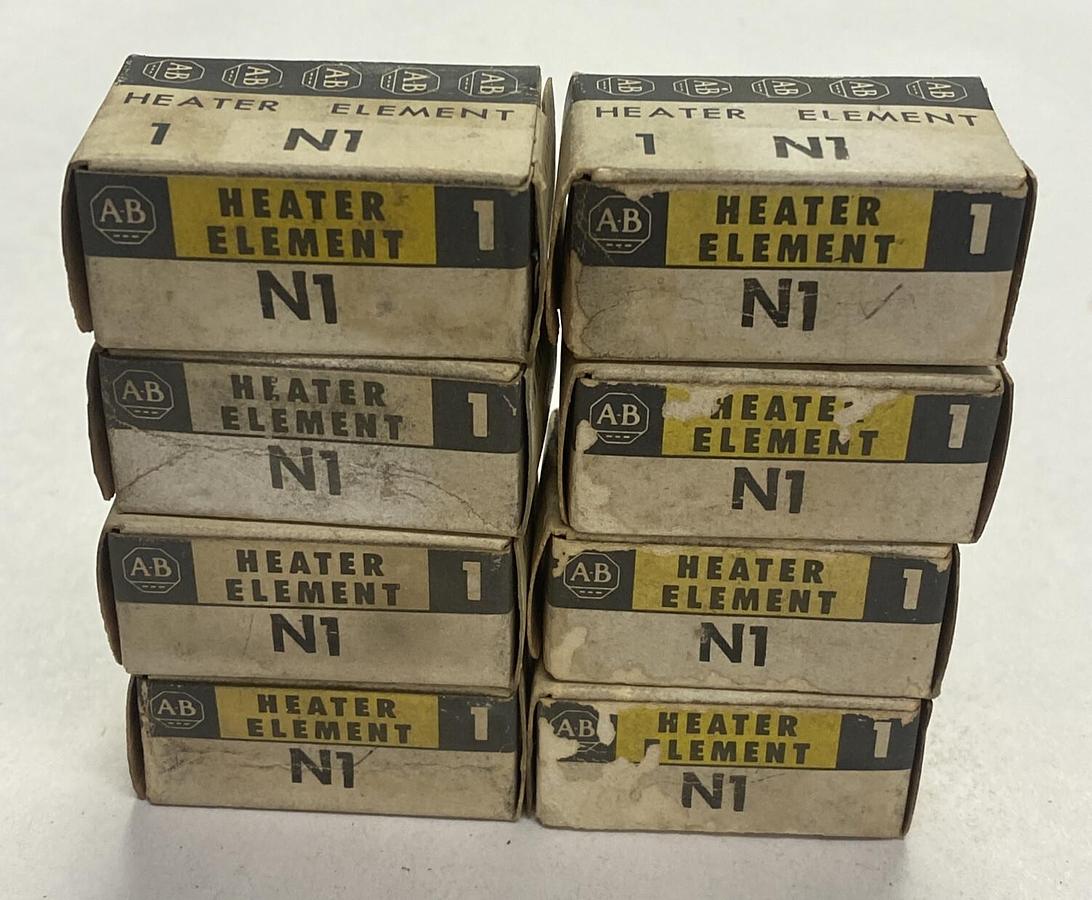 ALLEN BRADLEY,N1,OVERLOAD RELAY HEATER ELEMENT LOT OF 8 NOS