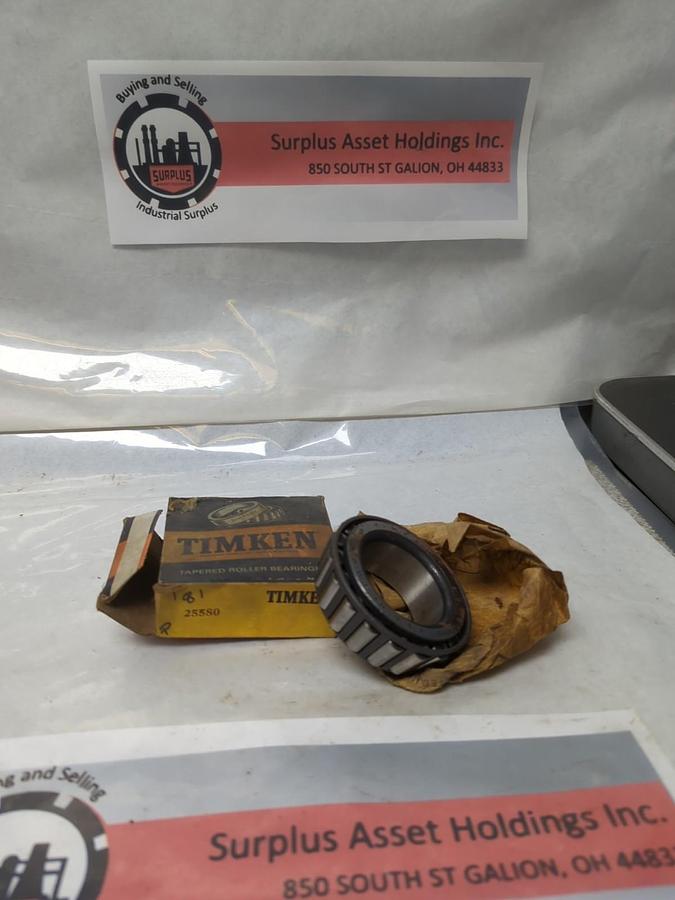 TIMKEN,25580,ROLLER BEARING CONE NOS