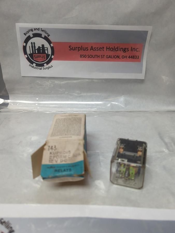 POTTER & BRUMFIELD,KUP11D15,RELAY 10 AMP 12V DC NOS