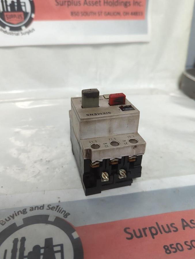 Used SIEMENS,3VE1010-2K,MOTOR STARTER PRE-OWNED