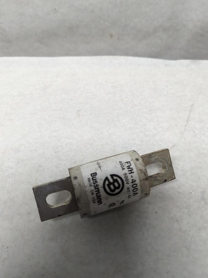 Used COOPER BUSSMANN,FWH-400A,SEMI-CONDUCTOR 400 AMP FUSE PRE-OWNED