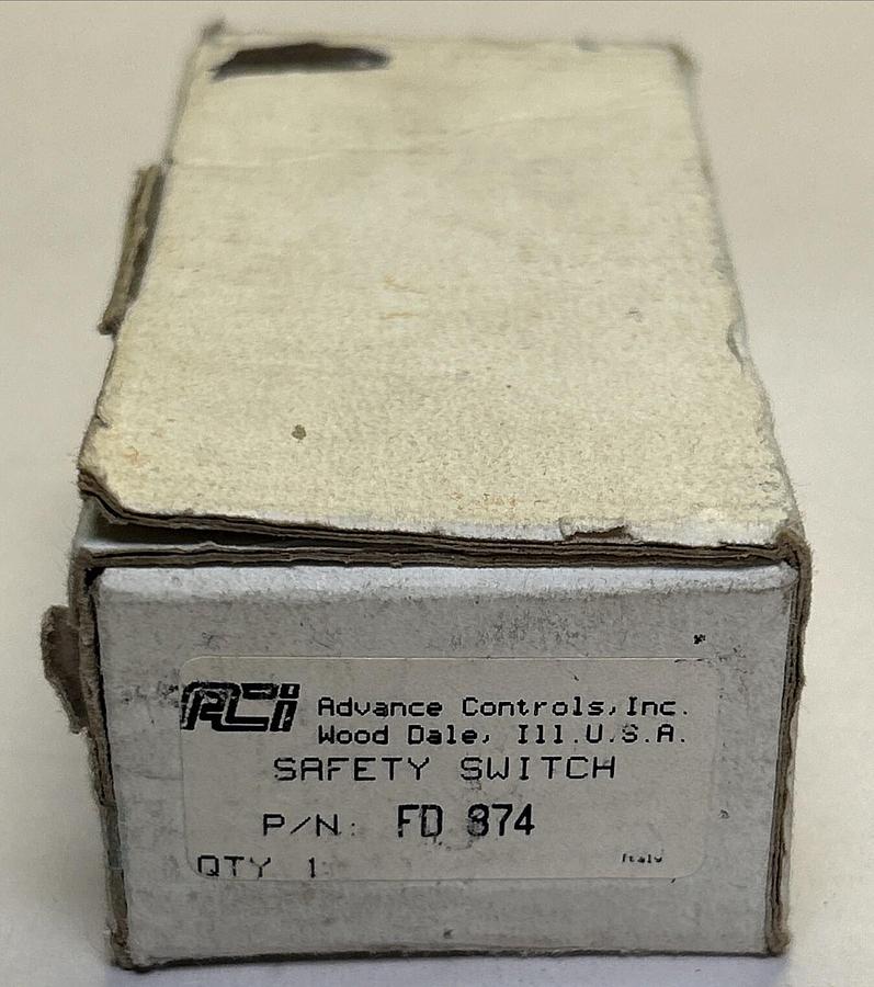 ADVANCE CONTROLS,FD974,SAFETY SWITCH NOS