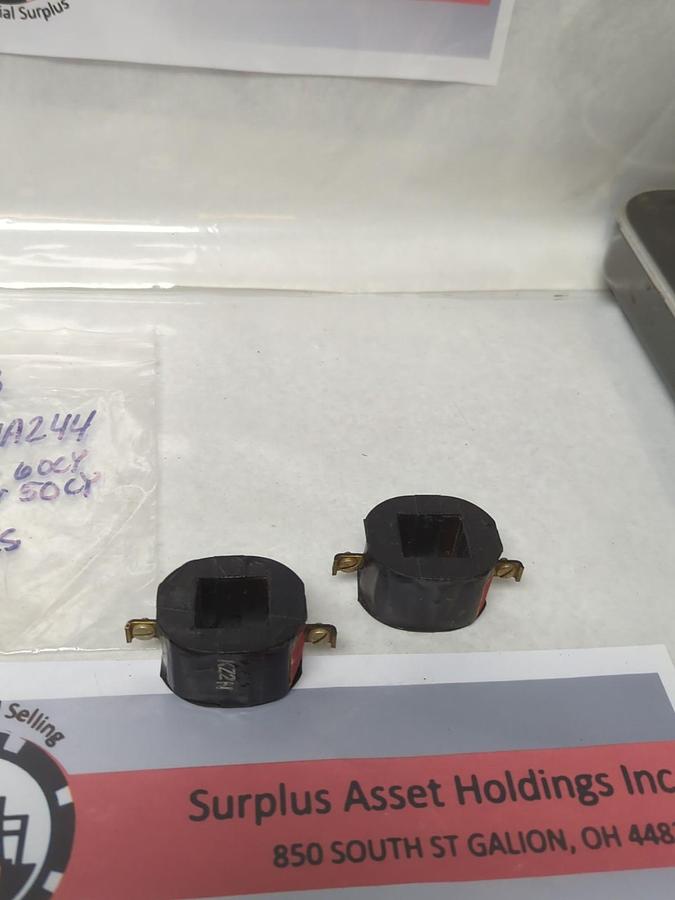 Used ALLEN-BRADLEY,21A244,COIL 120V 60CY 110V 50CY LOT OF 2 PRE-OWNED