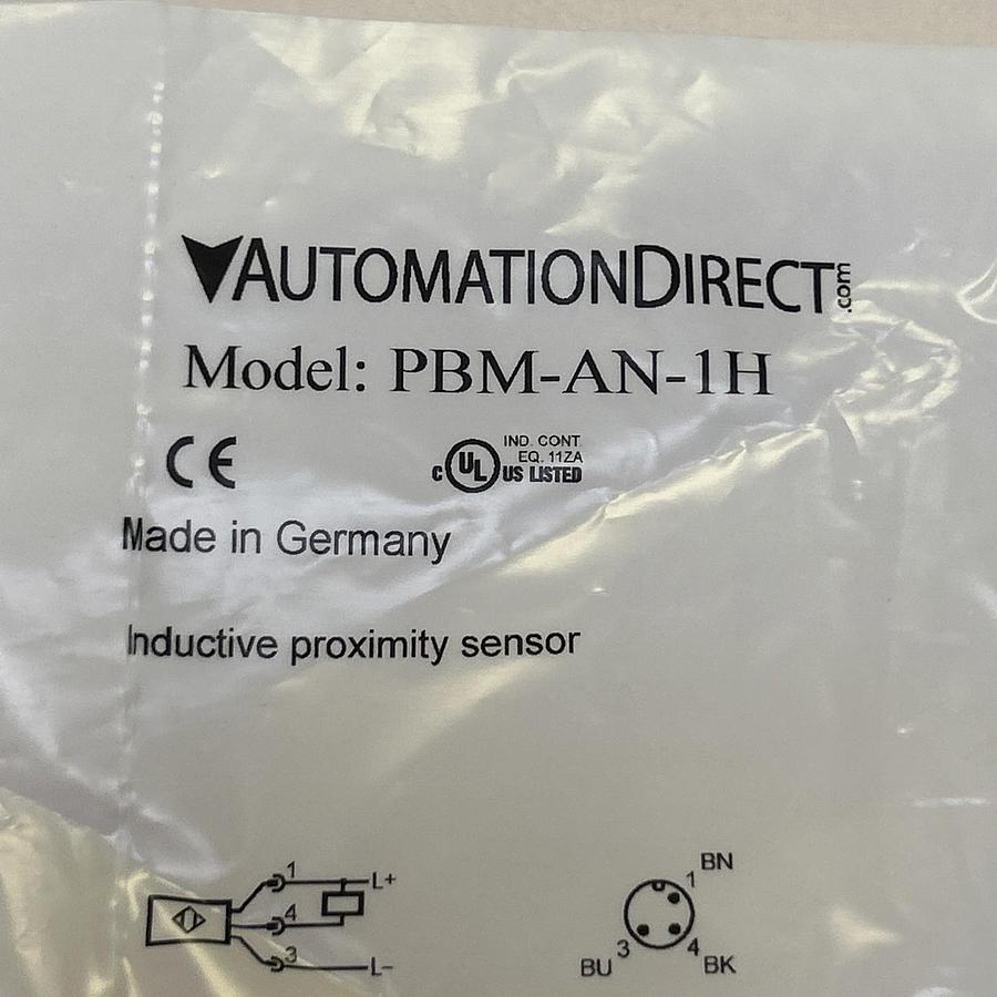 Used AUTOMATION DIRECT,PBM-AN-1H,INDUCTIVE PROXIMITY SENSOR NEW