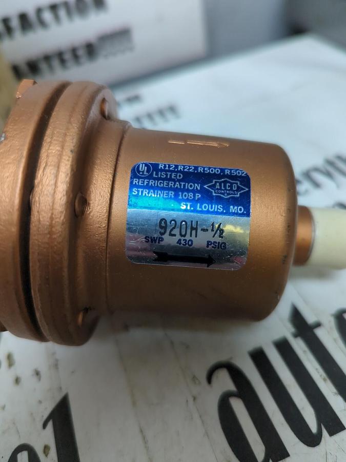 ALCO,920H,1/2 INCH ODF STRAIGHT-LINE STRAINER 80 MESH NOS