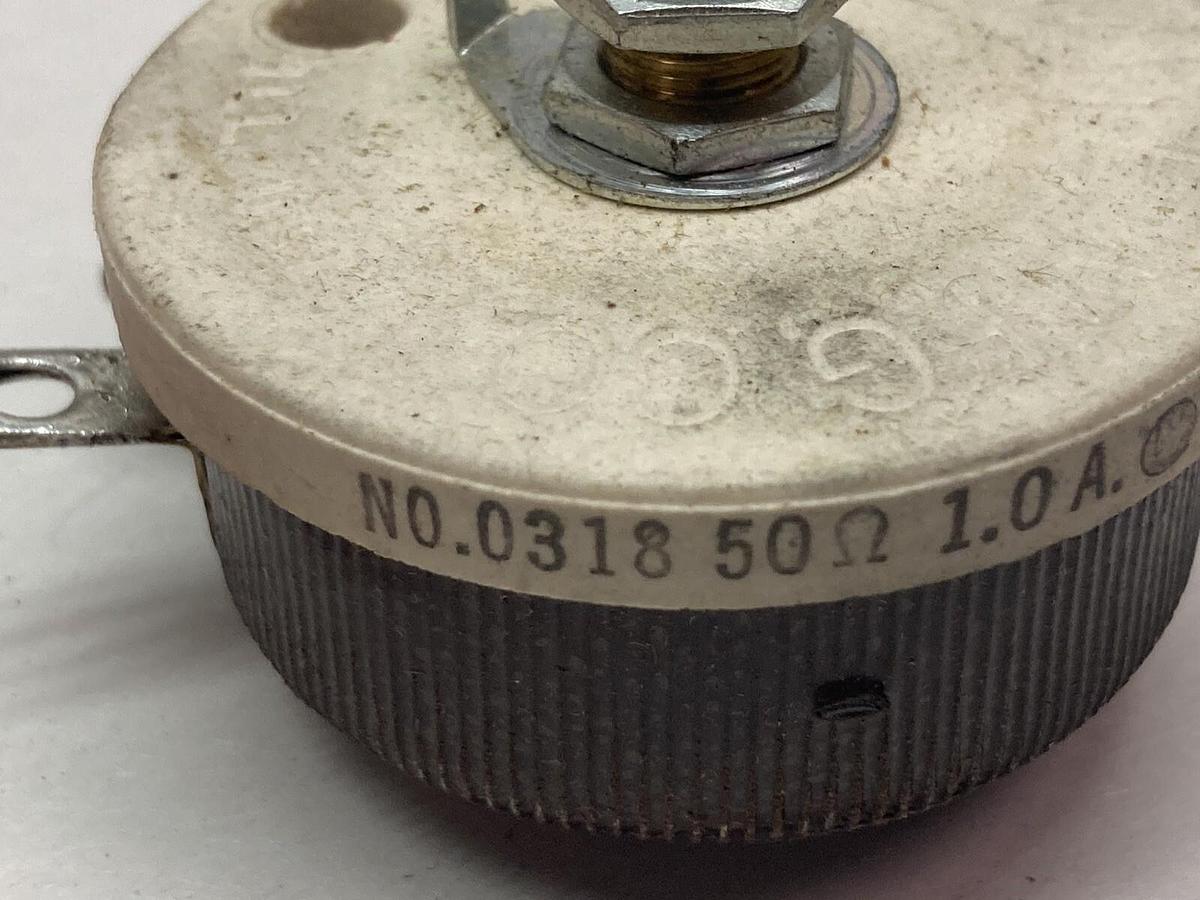 Used Ohmite,0318,Rheostat 1.0A Series 7837