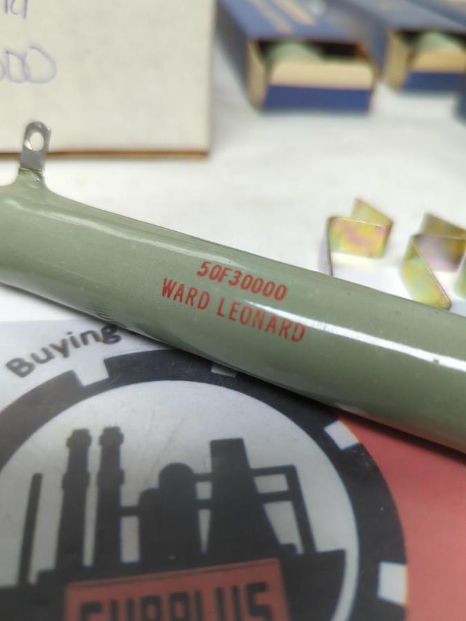 WARD LEONARD,50F30000,RESISTOR 50 WATT 30,000 OHMS LOT OF 8 NOS