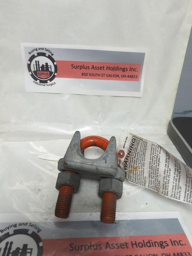 CM ORANGE,1-1/2,WIRE ROPE CLIP NOS