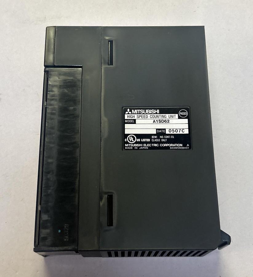 Used MITSUBISHI,A1SD62,HIGH SPEED COUNTING UNIT MODULE