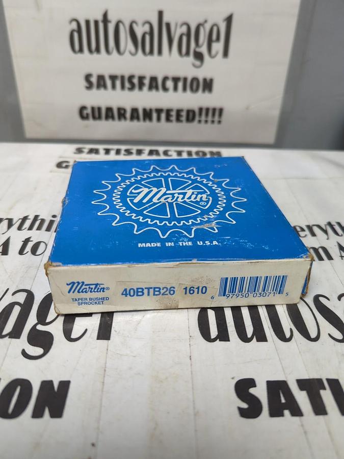 MARTIN,40BTB26 1610,TAPER BUSHED SPROCKET 26 TEETH NEW