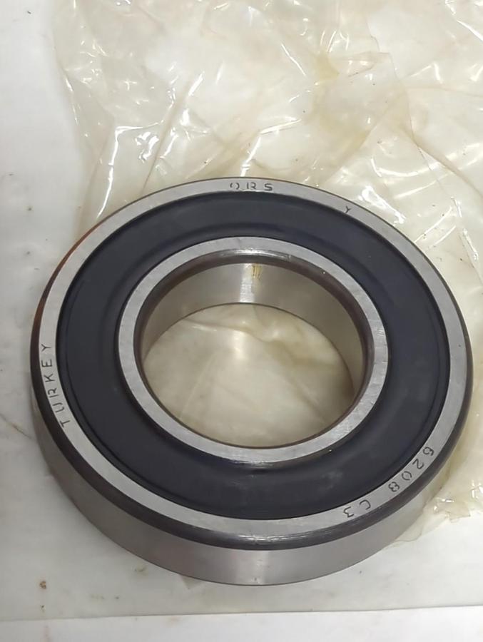 ORS,6208 2RS C3,RUBBER SEALED DEEP GROOVE BALL BEARING NOS