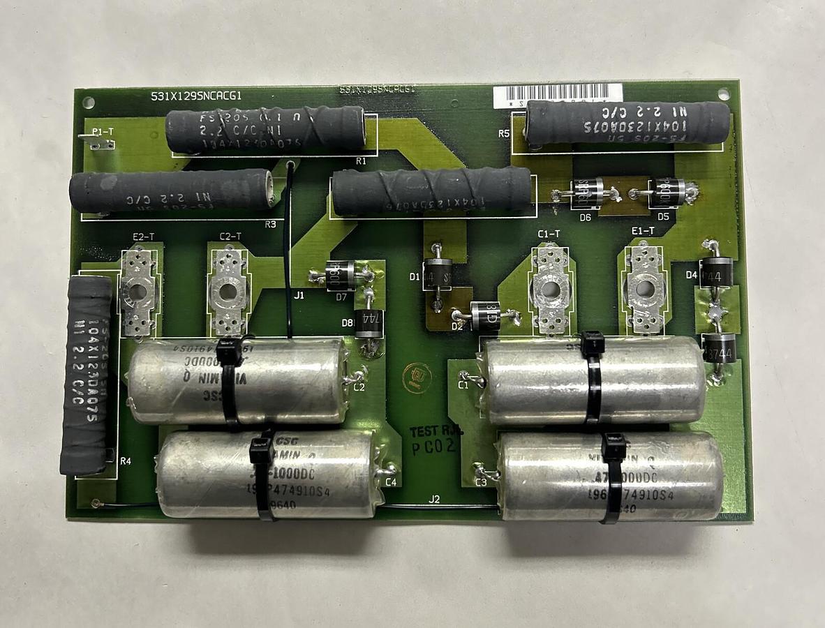 Used GENERAL ELECTRIC,531X129SNCACG1,SNUBBER BOARD