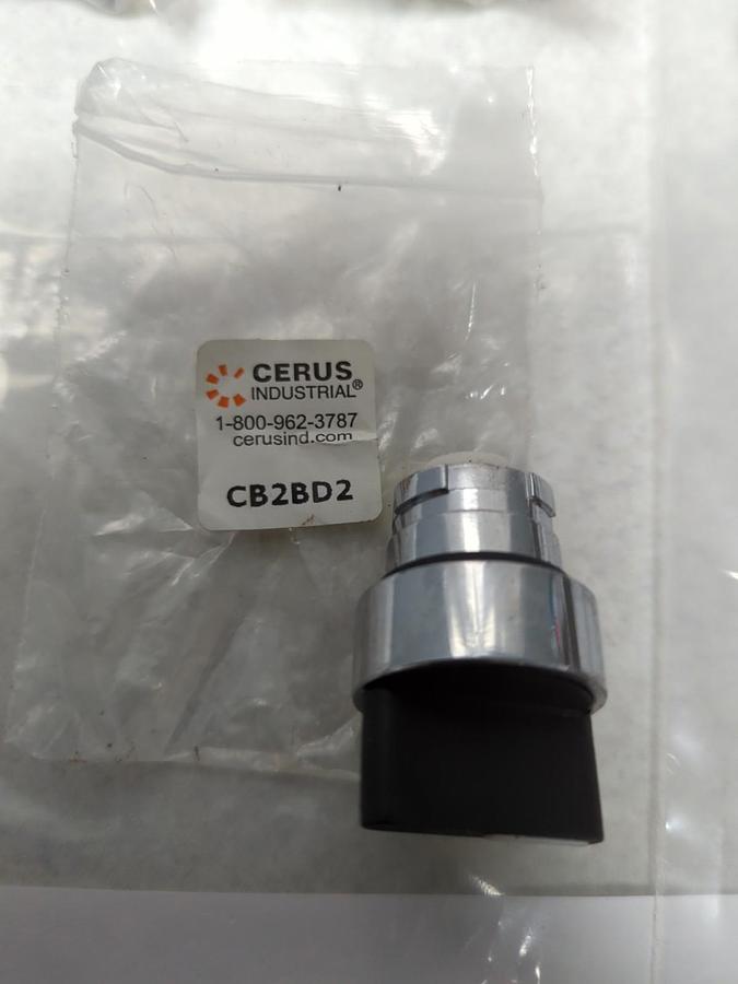 CERUS,CB2BD2,2-POSITION SELECTOR SWITCH BLACK LOT OF 3 NOS
