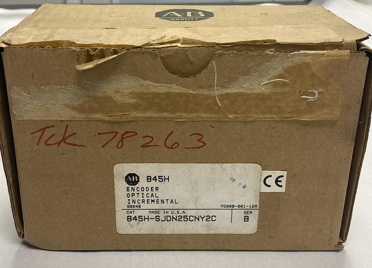 ALLEN BRADLEY,845H-SJDN25CNY2C,SER B INCREMENTAL ENCODER NOS