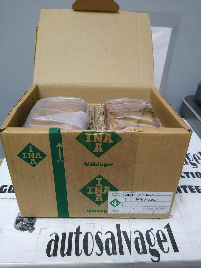 Used INA,NNTR-F-209621,Yoke Type Roller Bearing SET OF 2 NOS