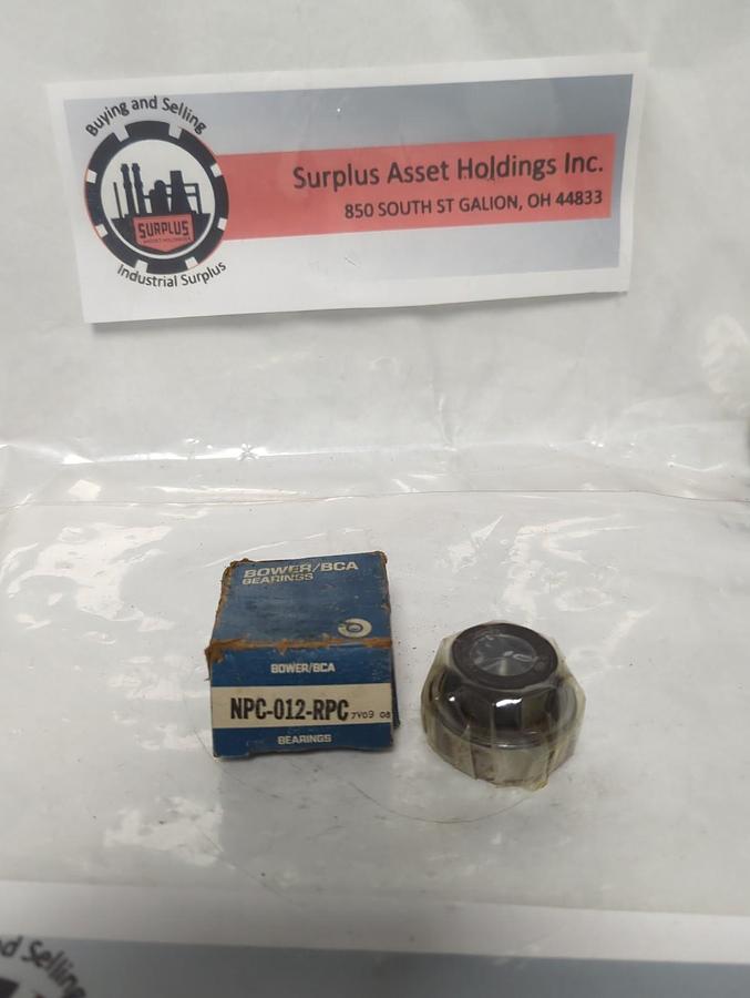 BOWER/BCA,NPC-012-RPC,INSERT BEARING NOS