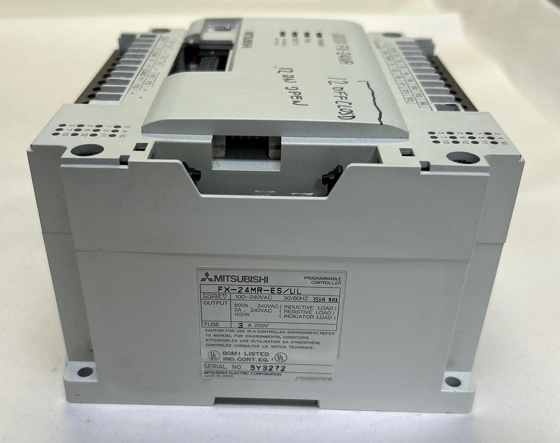 Used MITSUBISHI,FX-24MR-ES/UL,PROGRAMMABLE CONTROLLER