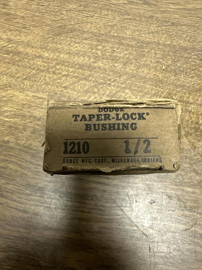 Dodge,1210,1/2" Taper Lock Bushing w/Keyway