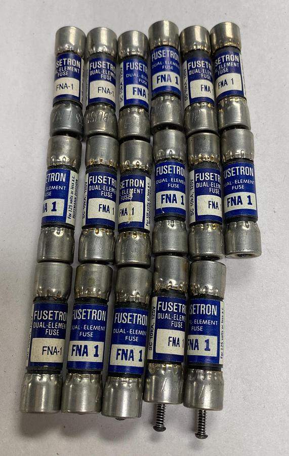 Cooper Bussmann,FNA-1,Fusetron Fuse Lot Of 17 NOS