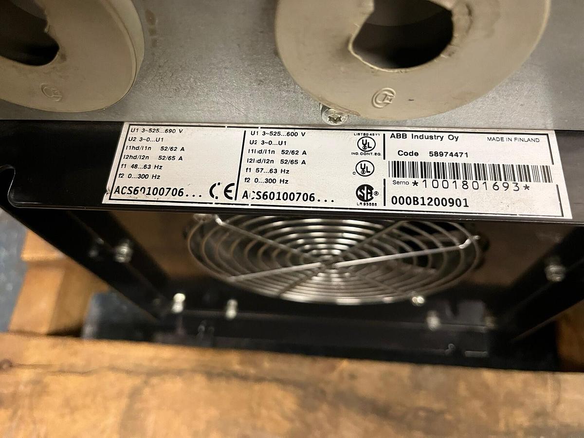 Used ABB,ACS601-0070-6-000B1200901,FREQUENCY CONVERTER DRIVE