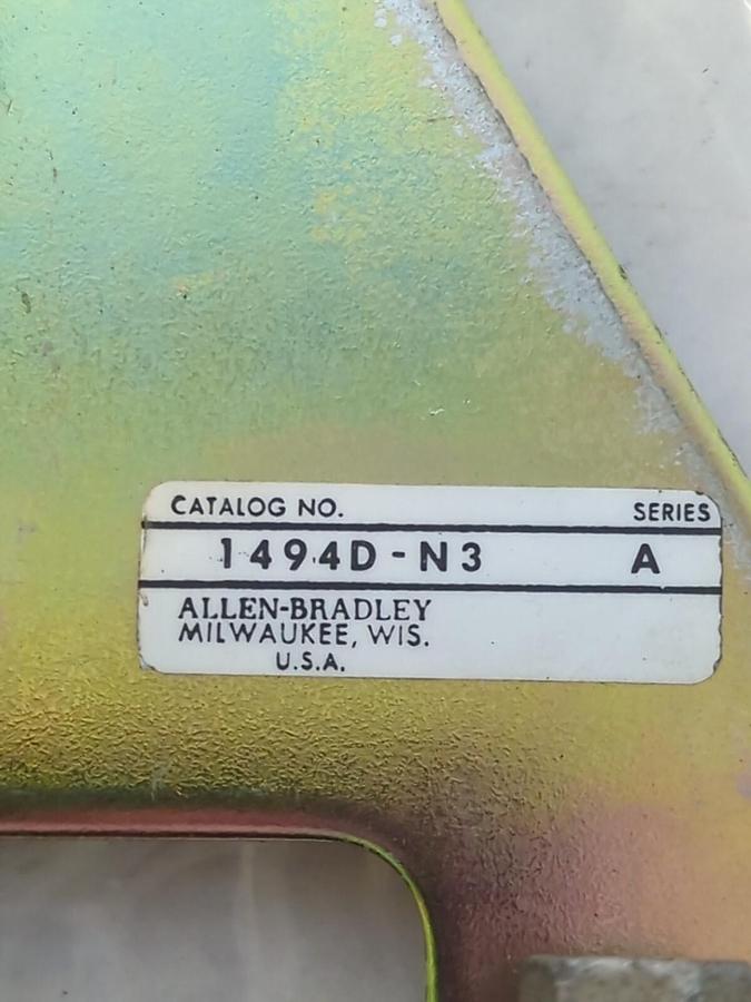 ALLEN BRADLEY,1494D-N3,SERIES A FLANGE MOUNTED OPERATOR MECHANISM MISSING BOX
